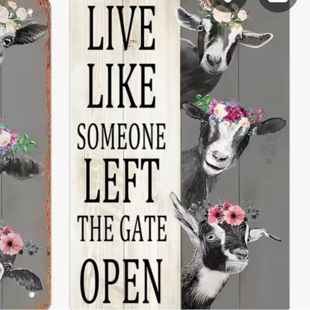 Wall Decor NEW Metal Sign